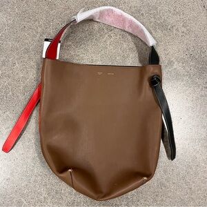 Authentic CELINE Twisted Cabas Calfskin Leather